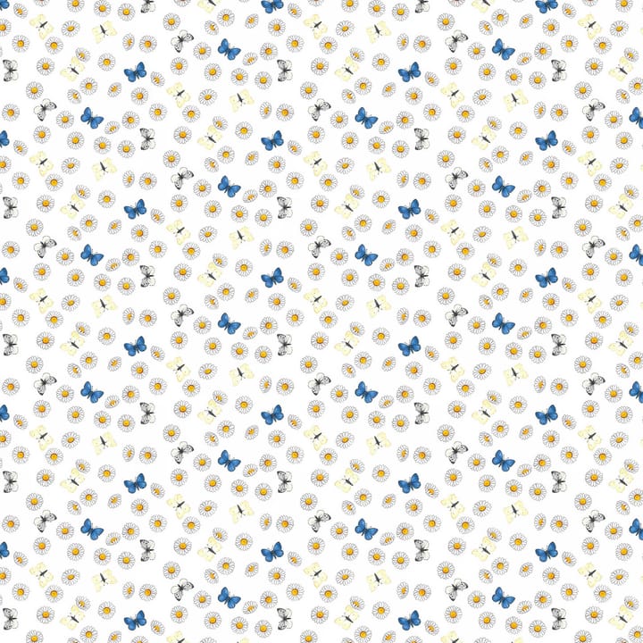 Ängshaga ファブリック - blue-yellow - Arvidssons Textil | アルビットソン