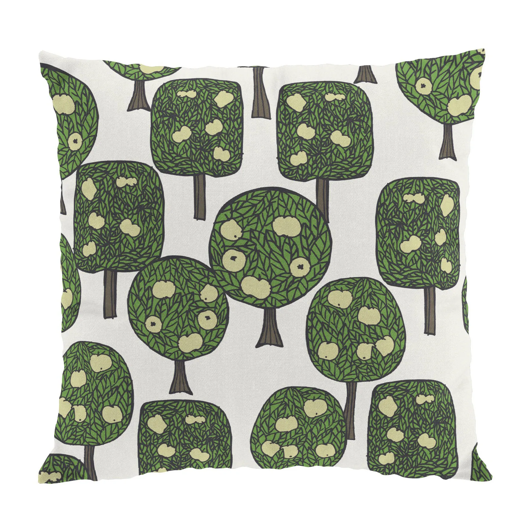 Äppelskogen クッションカバー 47x47 cm, Light green Arvidssons Textil | アルビットソン