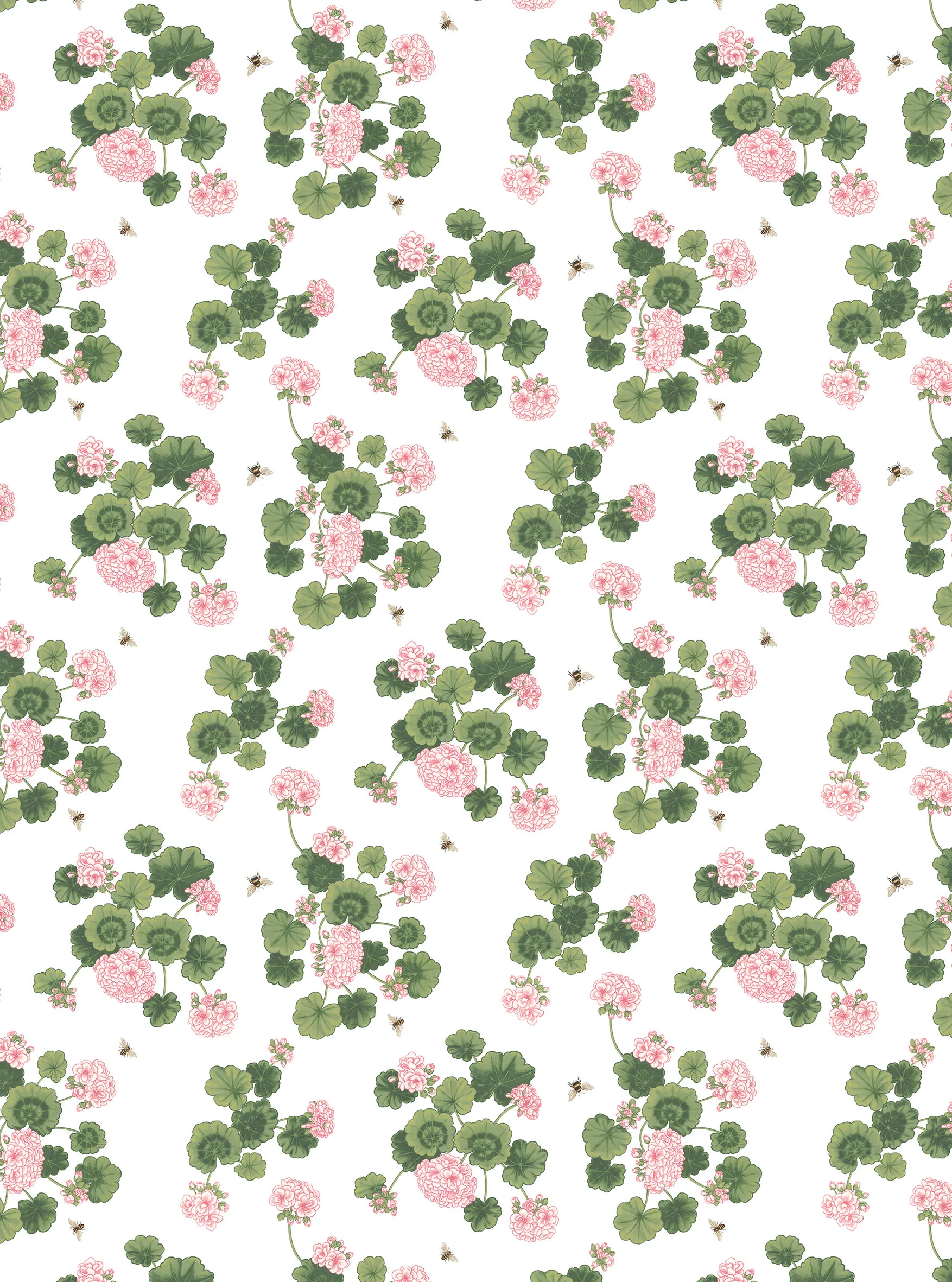 Astrid ファブリック, Pink-green Arvidssons Textil | アルビットソン