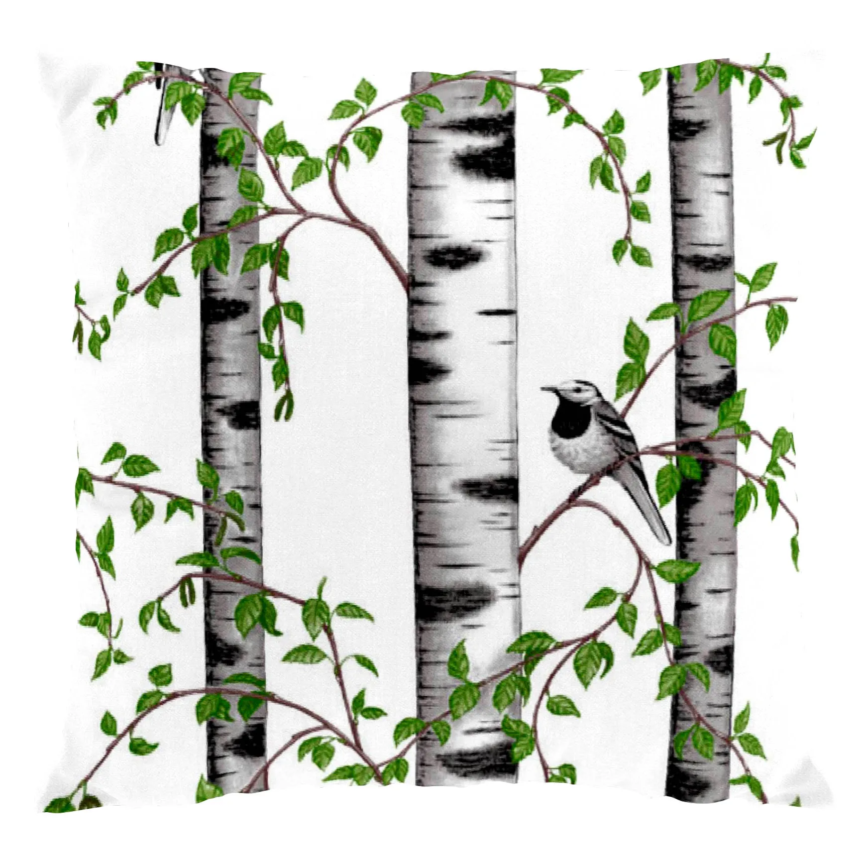 Björkdungen クッションカバー, white Arvidssons Textil | アルビットソン