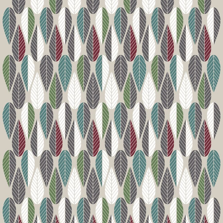 Blader ファブリック, burgundy-green-grey Arvidssons Textil | アルビットソン