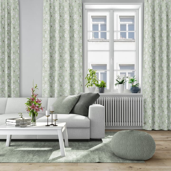 Blomstersurr ファブリック, Green Arvidssons Textil | アルビットソン