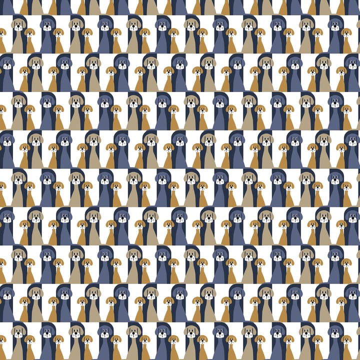 Buster ファブリック - blue-beige - Arvidssons Textil | アルビットソン