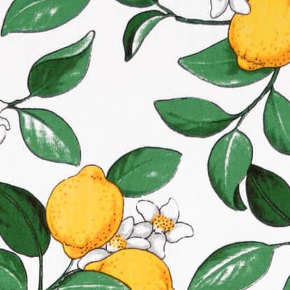 Citronlycka ファブリック, white Arvidssons Textil | アルビットソン