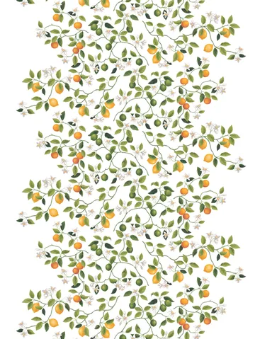 Citrusträdet ファブリック - Green-green - Arvidssons Textil | アルビットソン