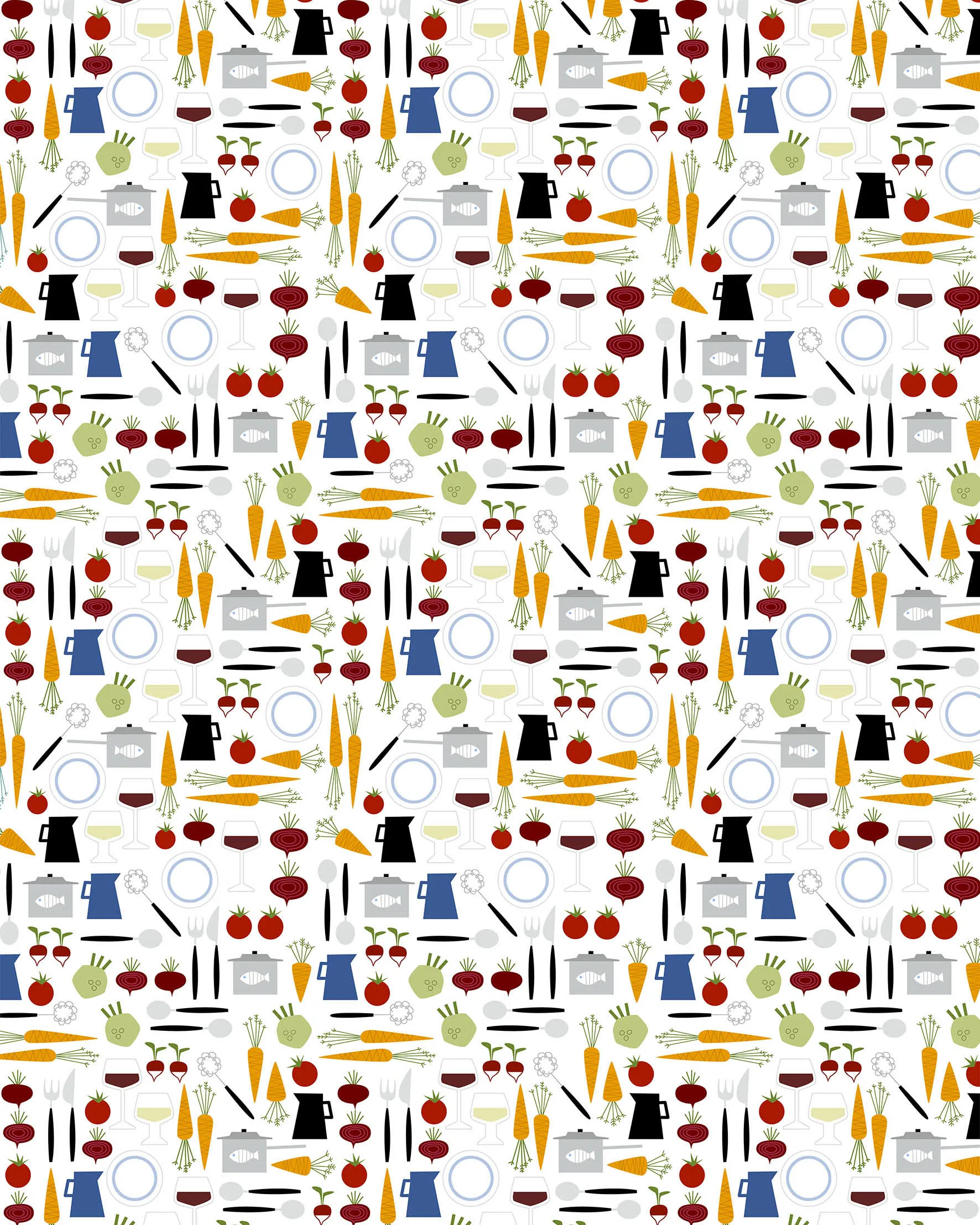 Dinner オイルクロス, Multi Arvidssons Textil | アルビットソン