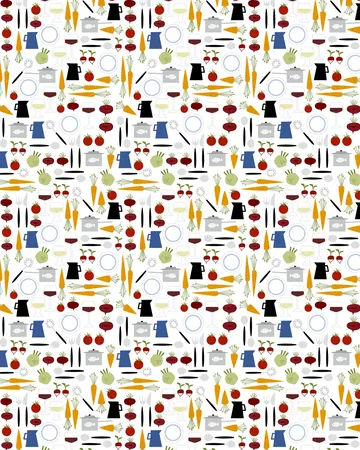 Dinner オイルクロス - Multi - Arvidssons Textil | アルビットソン
