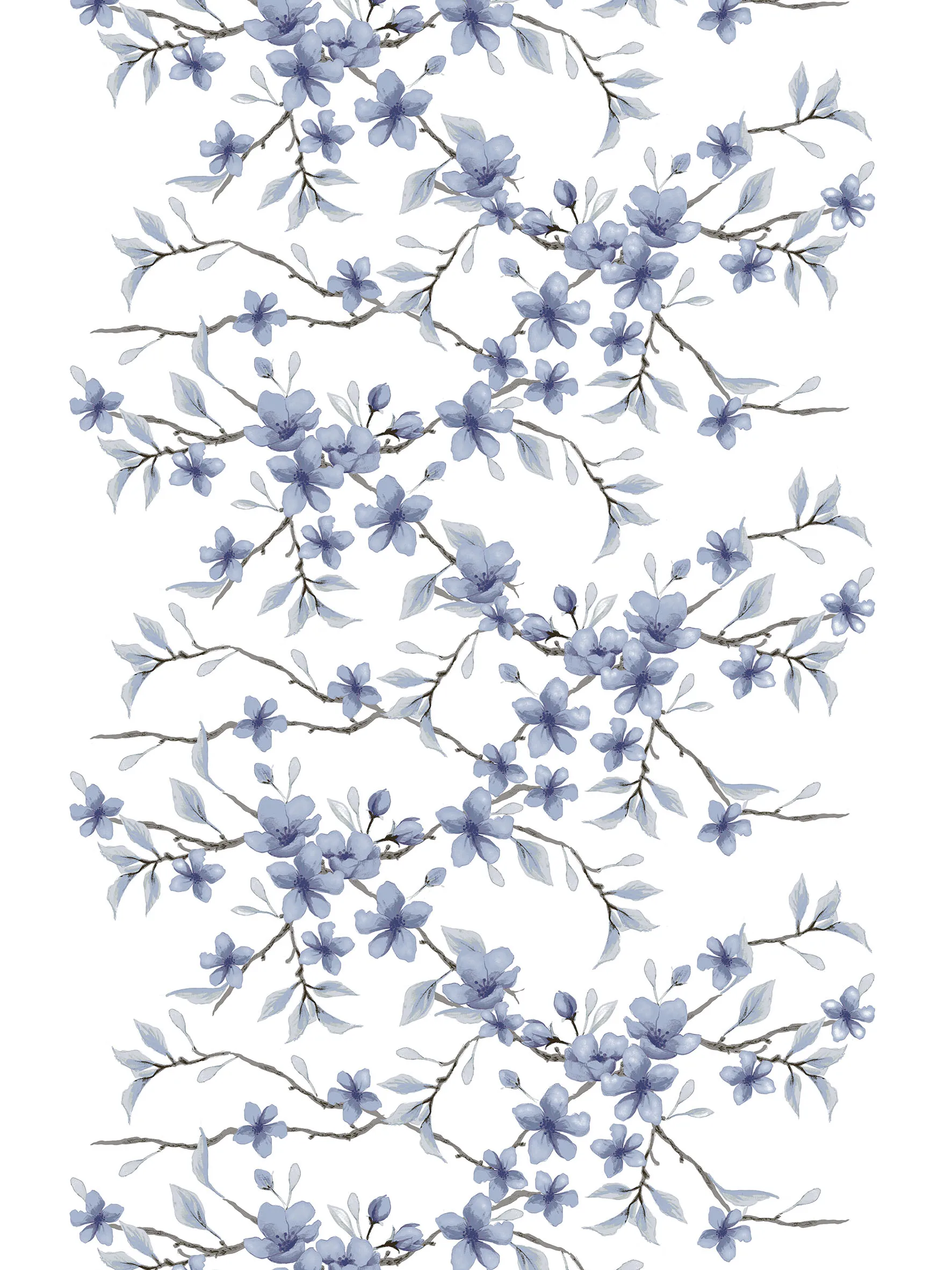 Fägring ファブリック, Blue Arvidssons Textil | アルビットソン