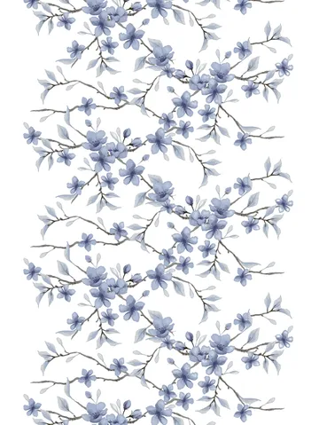 Fägring ファブリック - Blue - Arvidssons Textil | アルビットソン