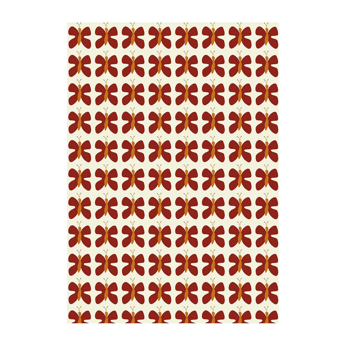 Fjäril Mini オイルクロス, Red Arvidssons Textil | アルビットソン