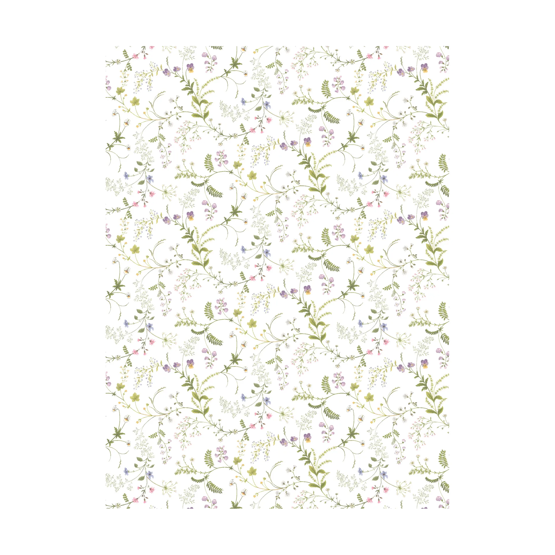 Floral Frenzy オイルクロス, Green Arvidssons Textil | アルビットソン