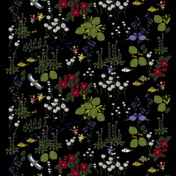 Himlajorden ファブリック - black - Arvidssons Textil | アルビットソン