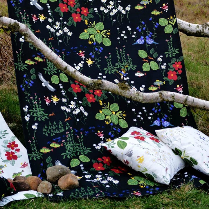 Himlajorden ファブリック, black Arvidssons Textil | アルビットソン