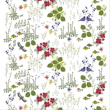 Himlajorden ファブリック - white - Arvidssons Textil | アルビットソン