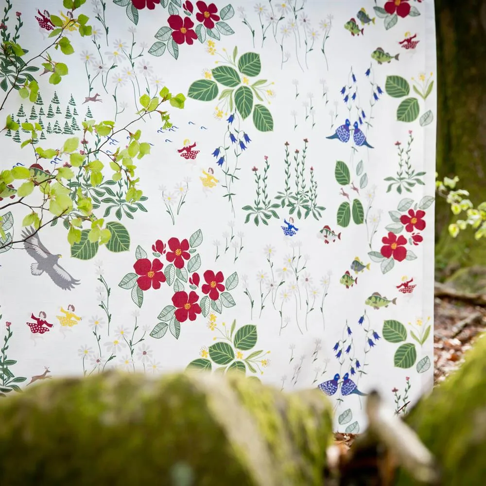 Himlajorden ファブリック, white Arvidssons Textil | アルビットソン