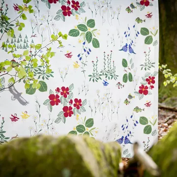 Himlajorden ファブリック - white - Arvidssons Textil | アルビットソン