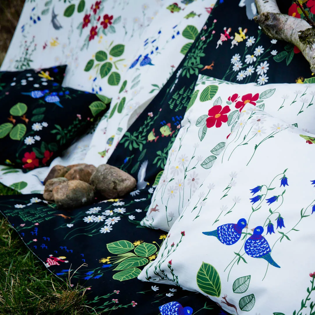 Himlajorden ファブリック, white Arvidssons Textil | アルビットソン