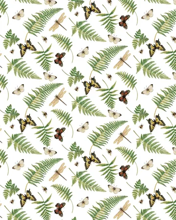 Humlan オイルクロス - Green - Arvidssons Textil | アルビットソン