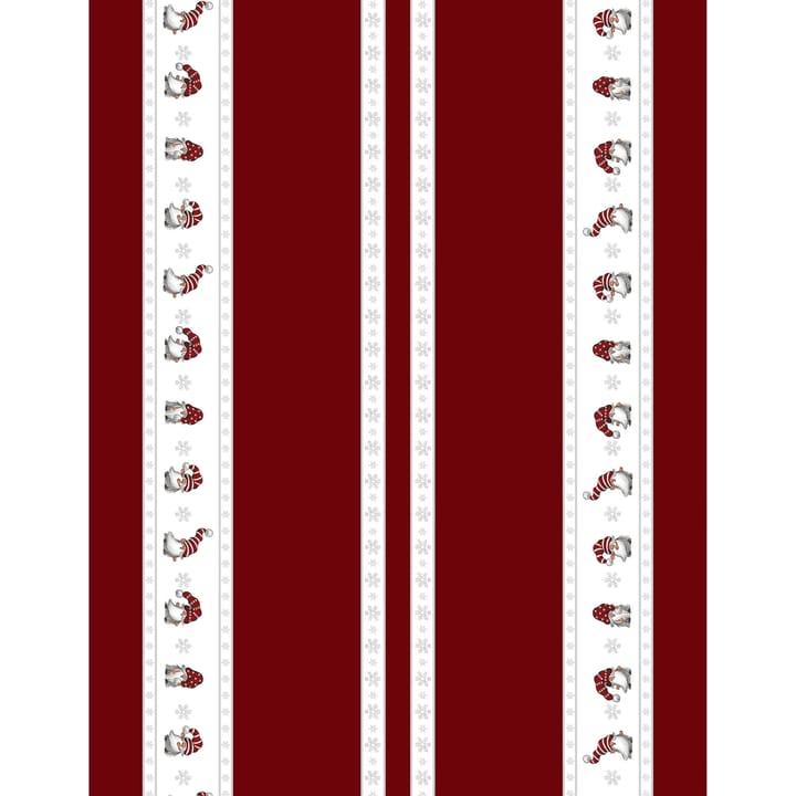 Julian and Co. クリスマス ファブリック with edging - Red - Arvidssons Textil | アルビットソン