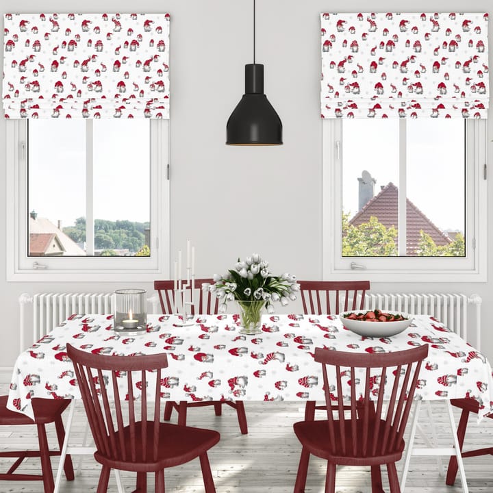 Julian ファブリック, off white-red Arvidssons Textil | アルビットソン
