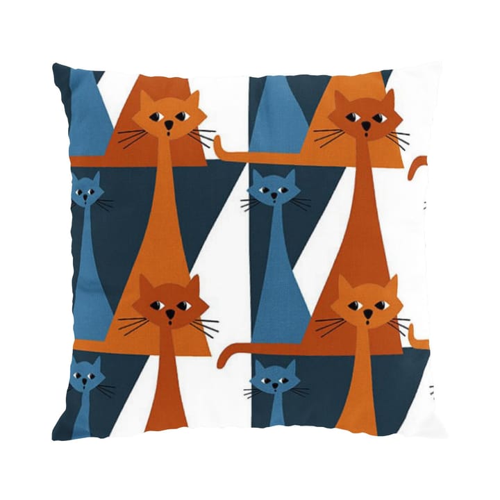 Kitty クッションカバー 47x47 cm - blue-orange - Arvidssons Textil | アルビットソン