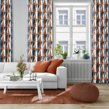 Kitty ファブリック - blue-orange - Arvidssons Textil | アルビットソン