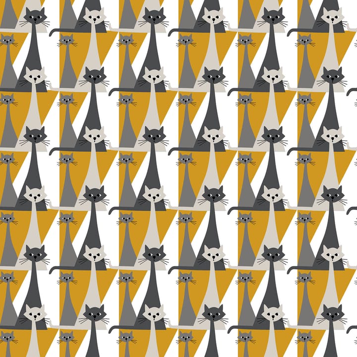Kitty ファブリック - Yellow - Arvidssons Textil | アルビットソン