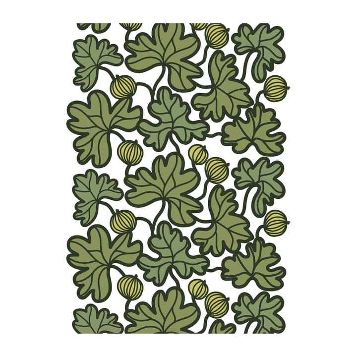 Krusbär オイルクロス - Green - Arvidssons Textil | アルビットソン