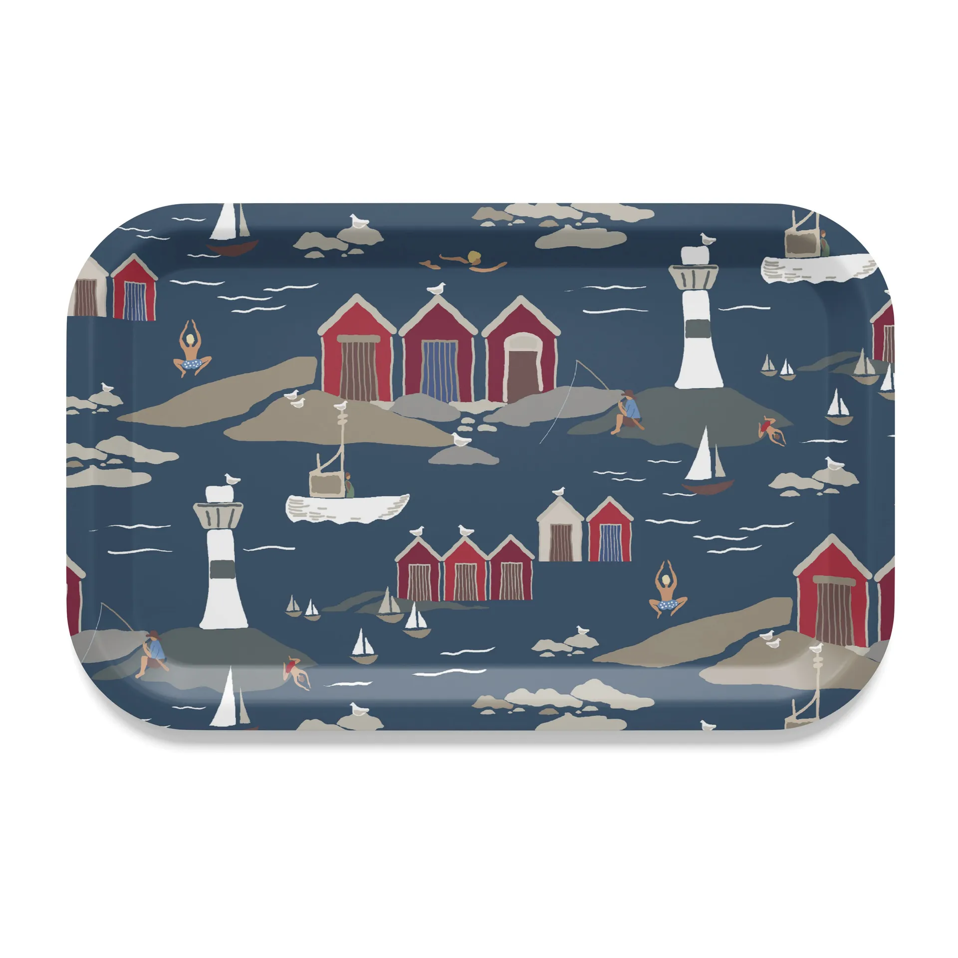 Kust トレイ 20x27 cm, Blue Arvidssons Textil | アルビットソン