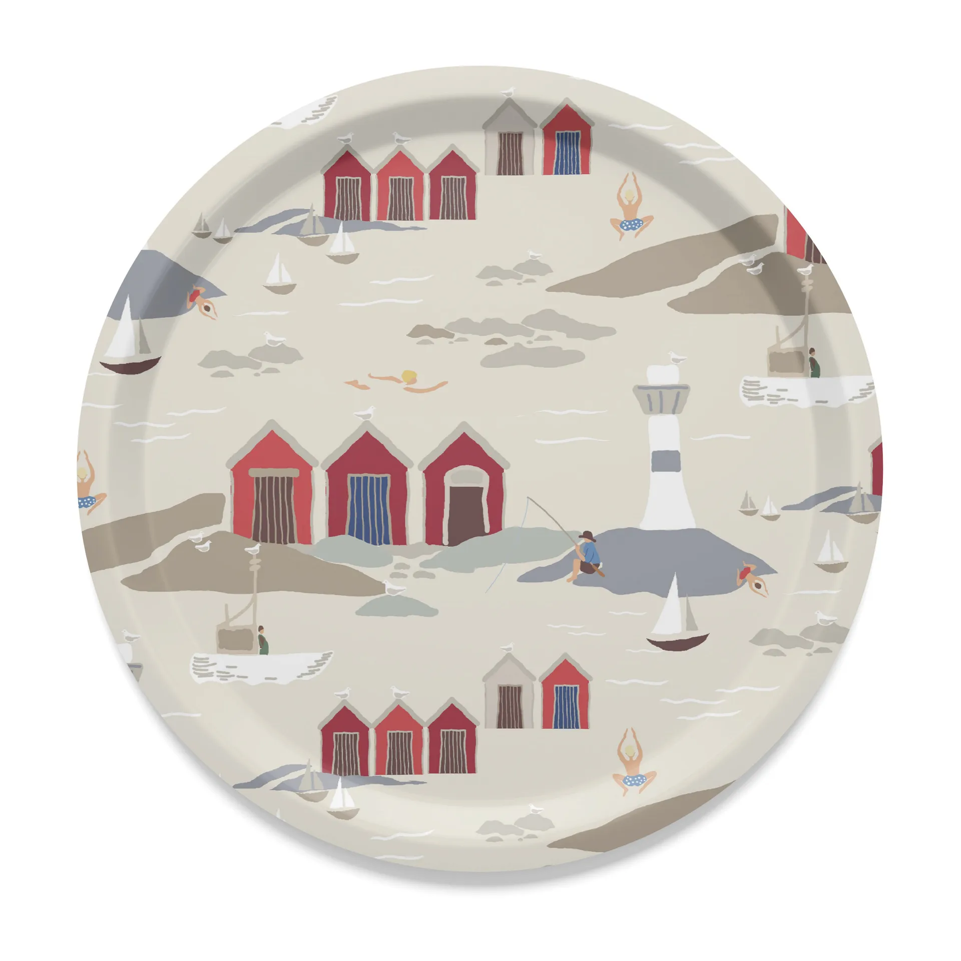 Kust トレイ Ø31 cm, Beige Arvidssons Textil | アルビットソン