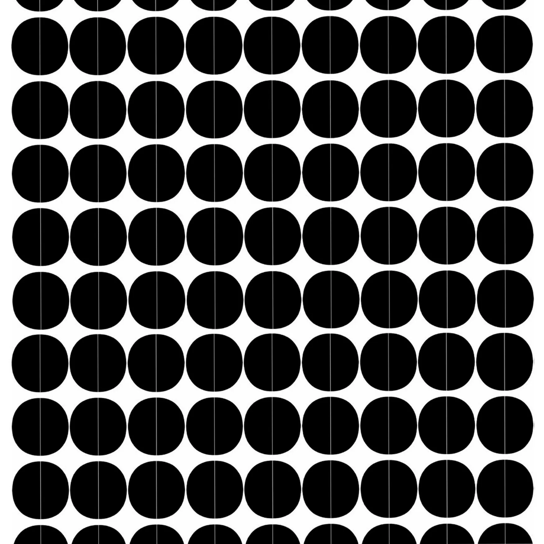 Lane ファブリック, black circles Arvidssons Textil | アルビットソン