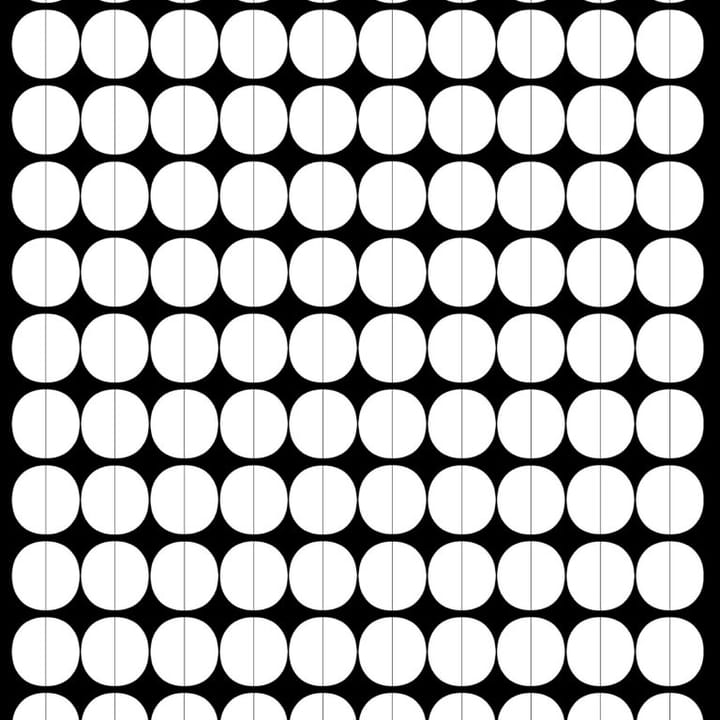 Lane オイルクロス - black-white - Arvidssons Textil | アルビットソン