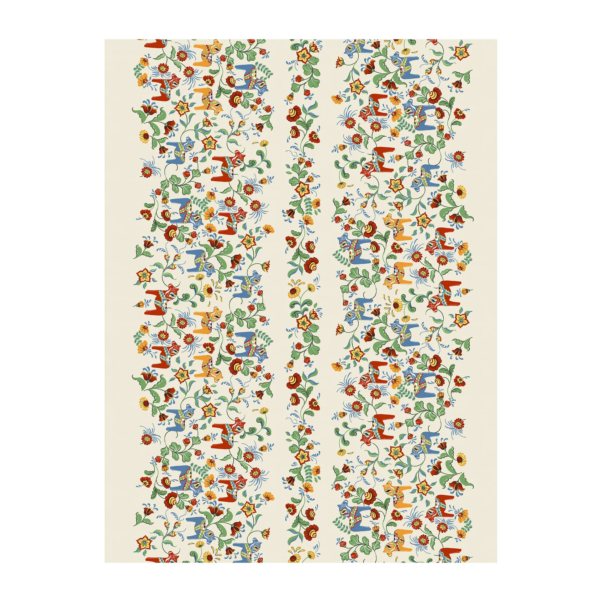 Leksand Bård ファブリック, Beige Arvidssons Textil | アルビットソン