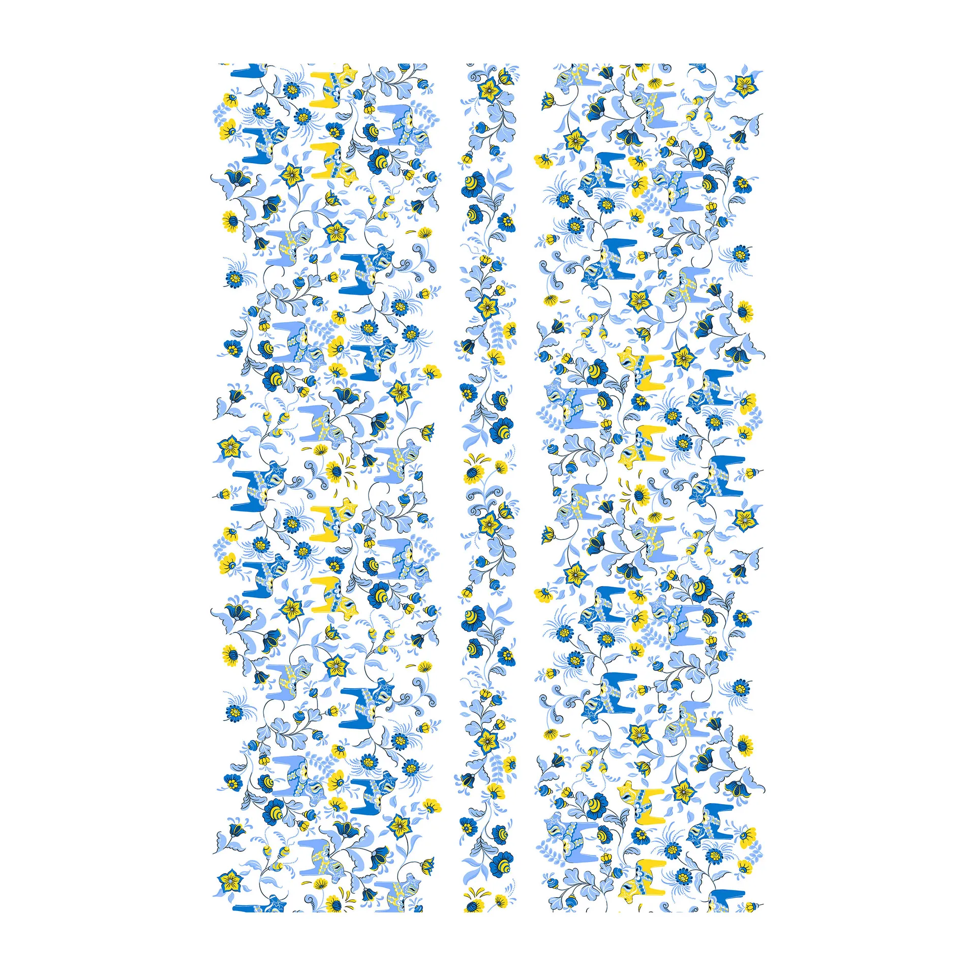 Leksand Bård オイルクロス, Blue-yellow Arvidssons Textil | アルビットソン
