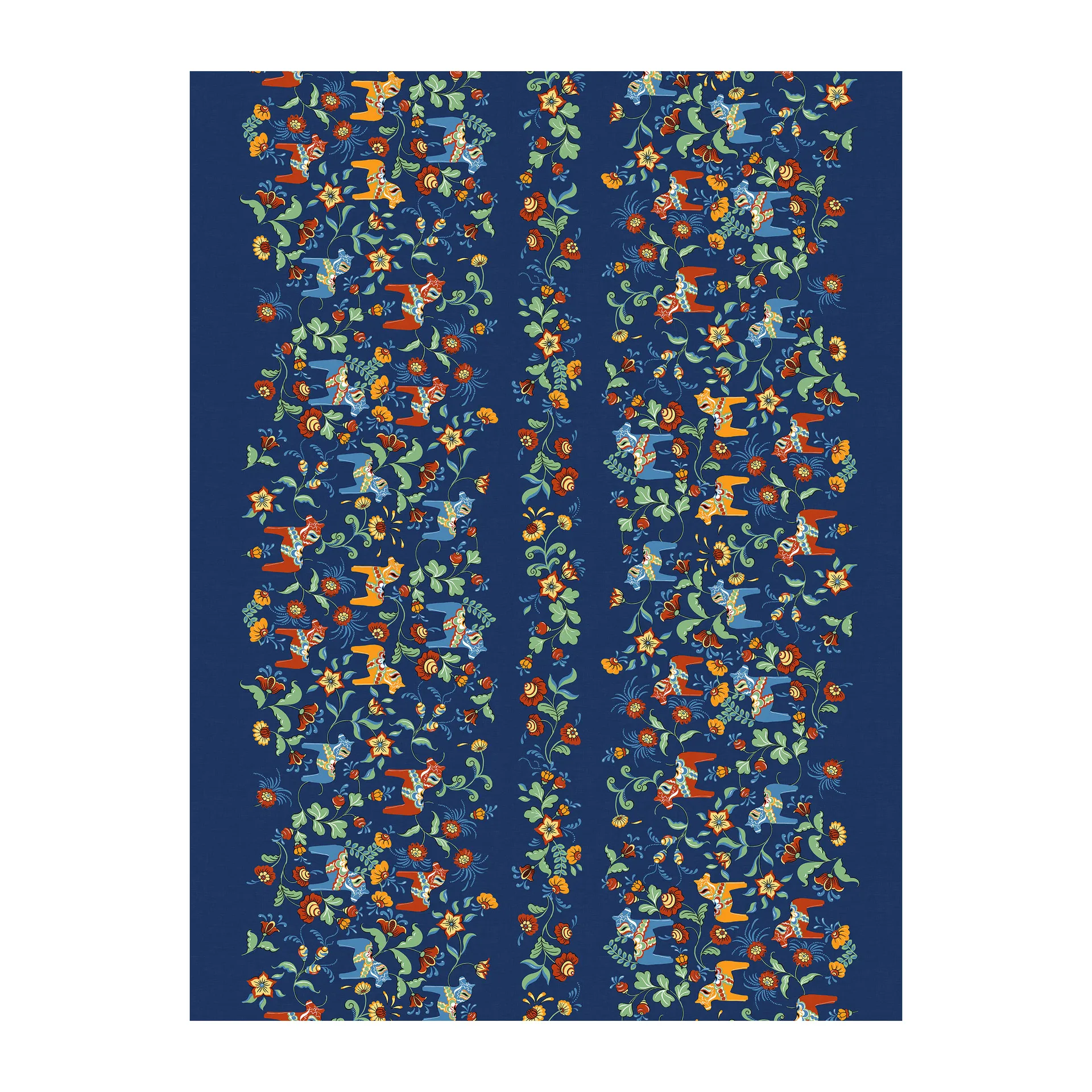 Leksand Bård オイルクロス, Blue Arvidssons Textil | アルビットソン