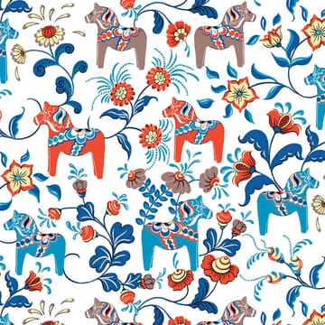 Leksand オイルクロス - Blue-orange - Arvidssons Textil | アルビットソン