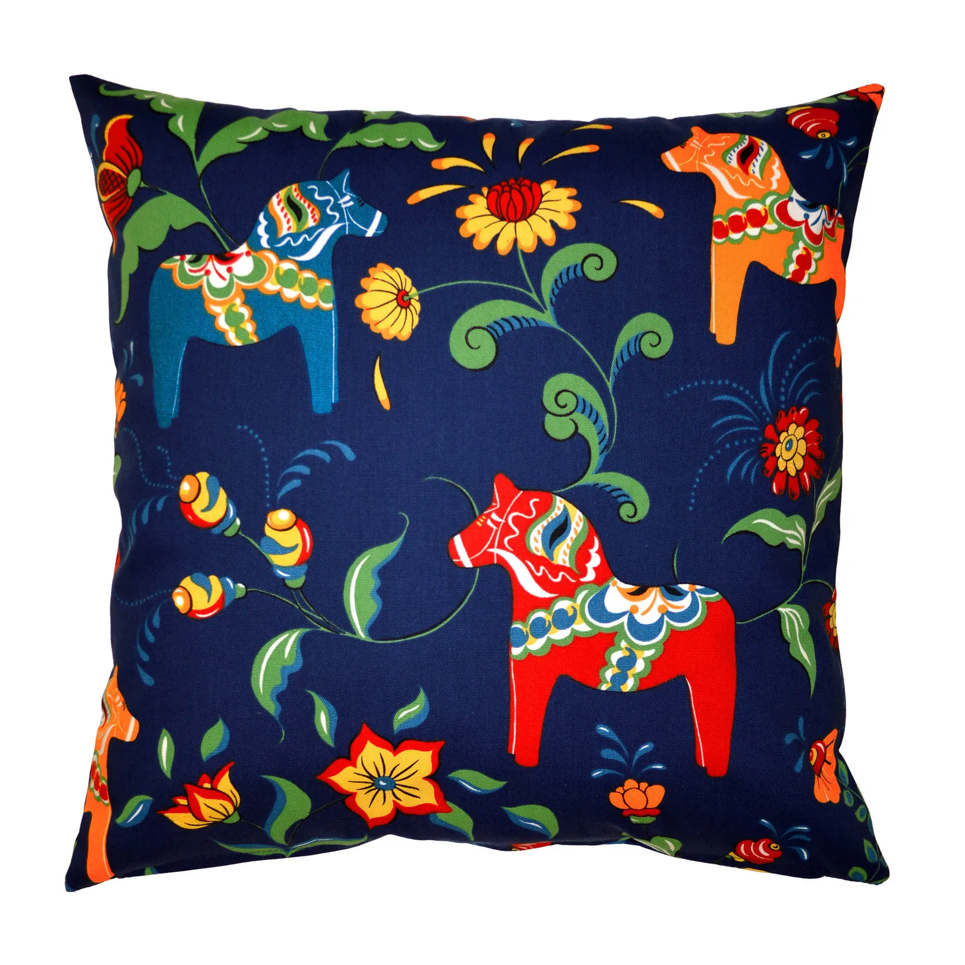 Leksand クッションカバー, blue Arvidssons Textil | アルビットソン