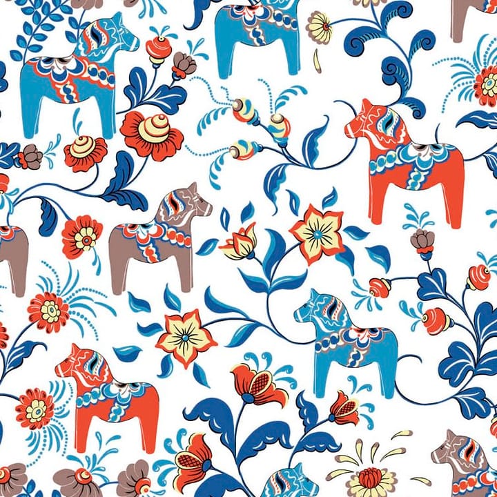 Leksand ファブリック, white Arvidssons Textil | アルビットソン
