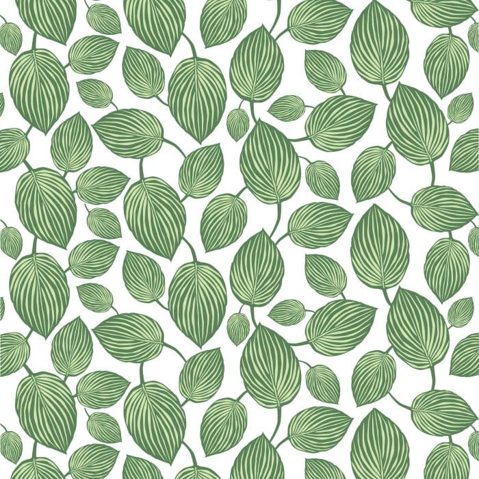 Lyckans blad ファブリック - green - Arvidssons Textil | アルビットソン