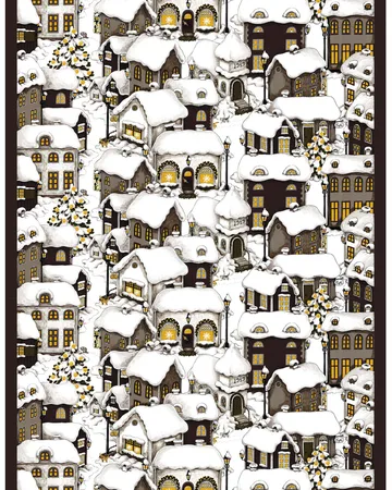 Lyckeby オイルクロス - Brown - Arvidssons Textil | アルビットソン