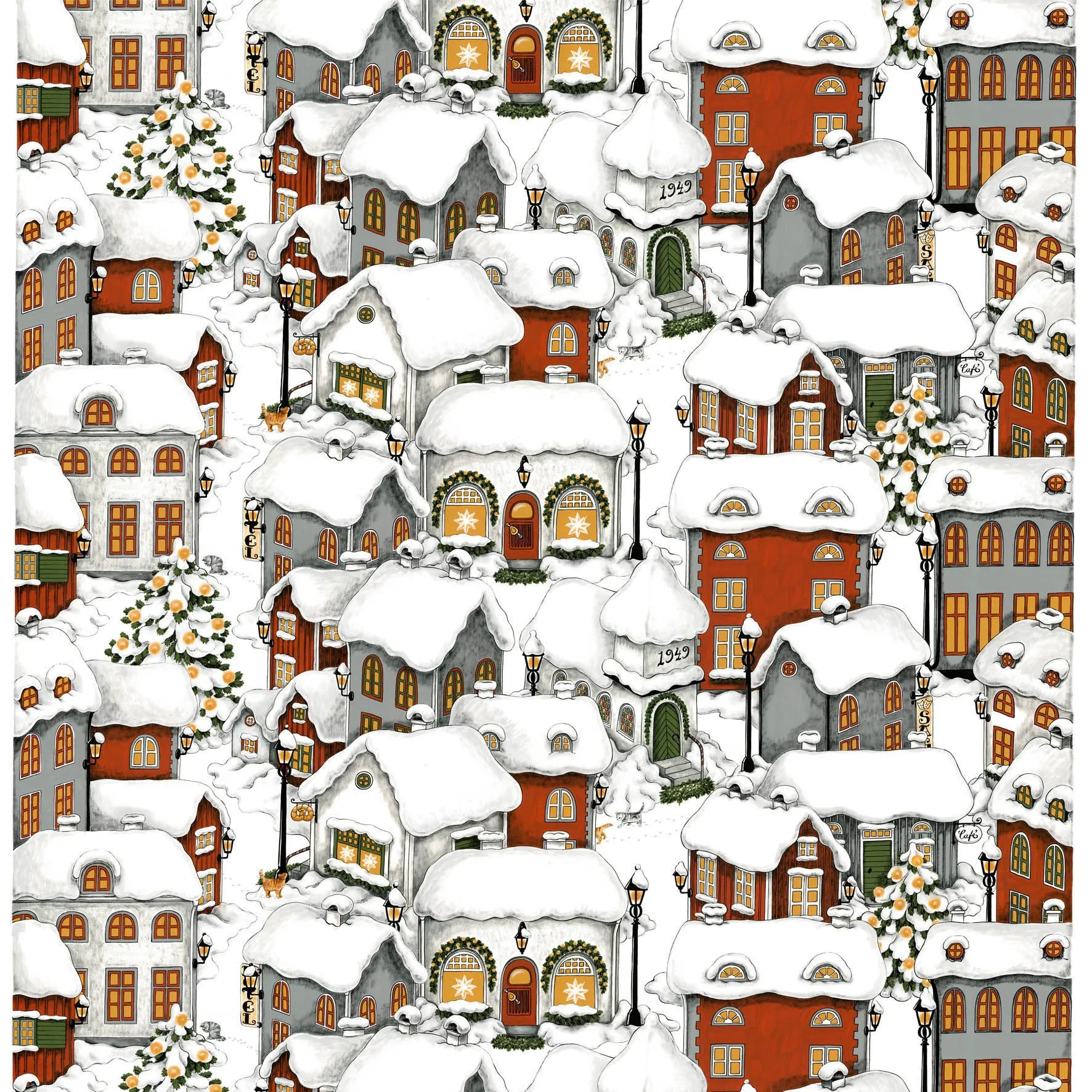 Lyckeby ファブリック, multi Arvidssons Textil | アルビットソン