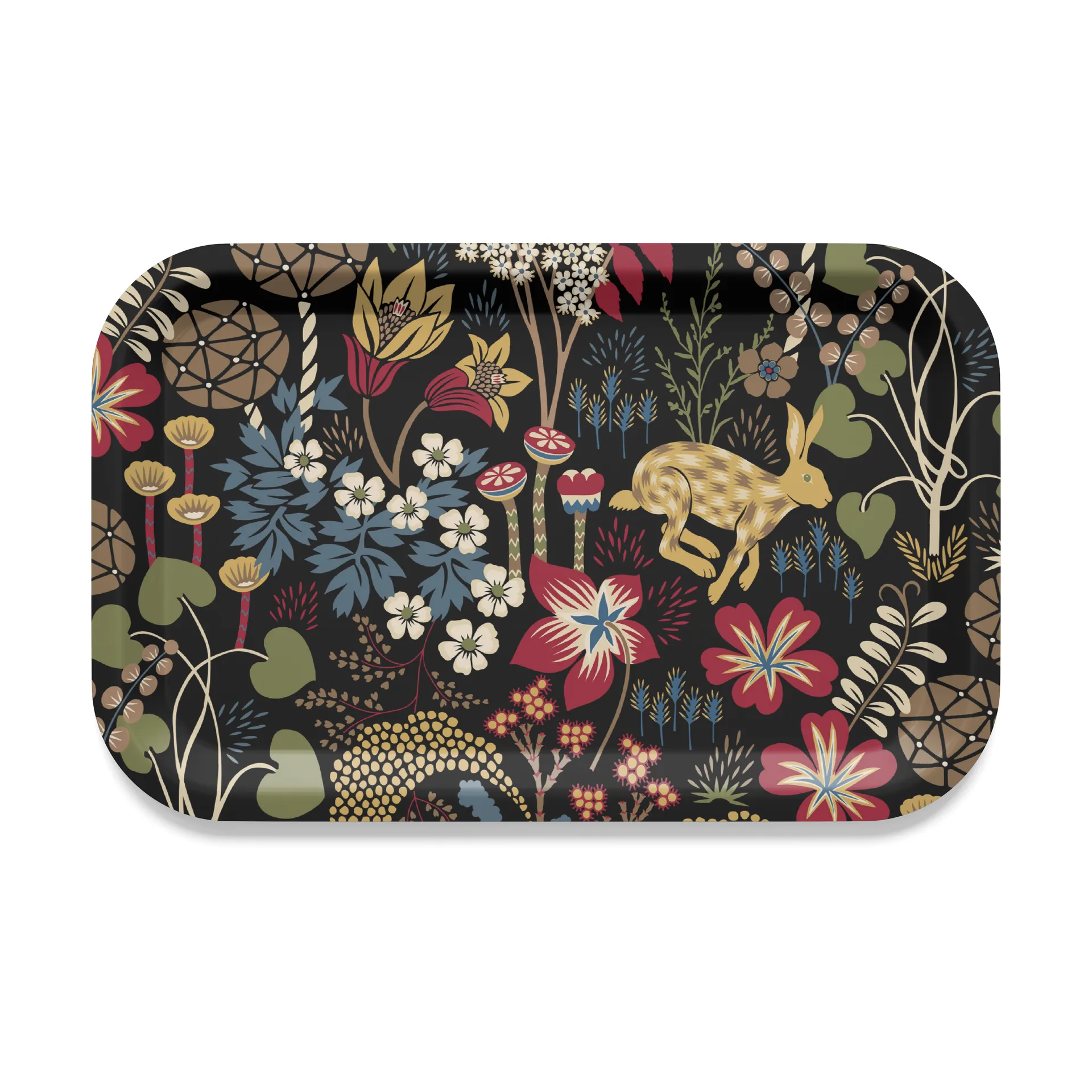 Lyckeflykt トレイ 21x33 cm, Red-brown Arvidssons Textil | アルビットソン