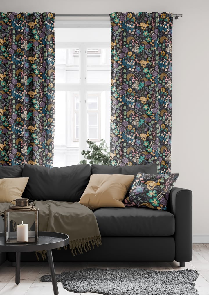 Lyckeflykt ファブリック, Black Arvidssons Textil | アルビットソン
