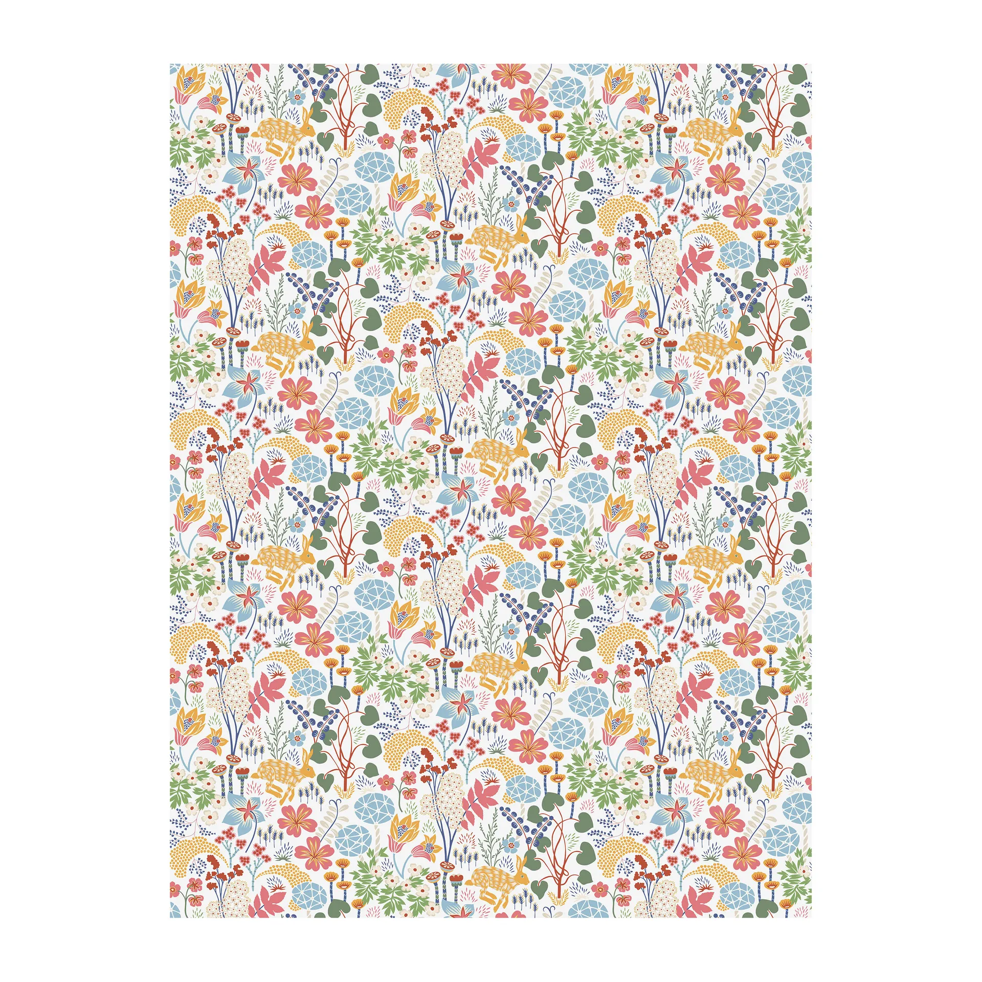 Lyckeflykt ファブリック, Multi Arvidssons Textil | アルビットソン