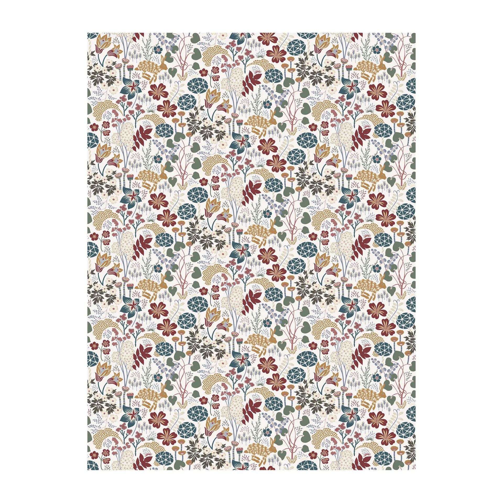 Lyckeflykt オイルクロス, Rust-brown Arvidssons Textil | アルビットソン