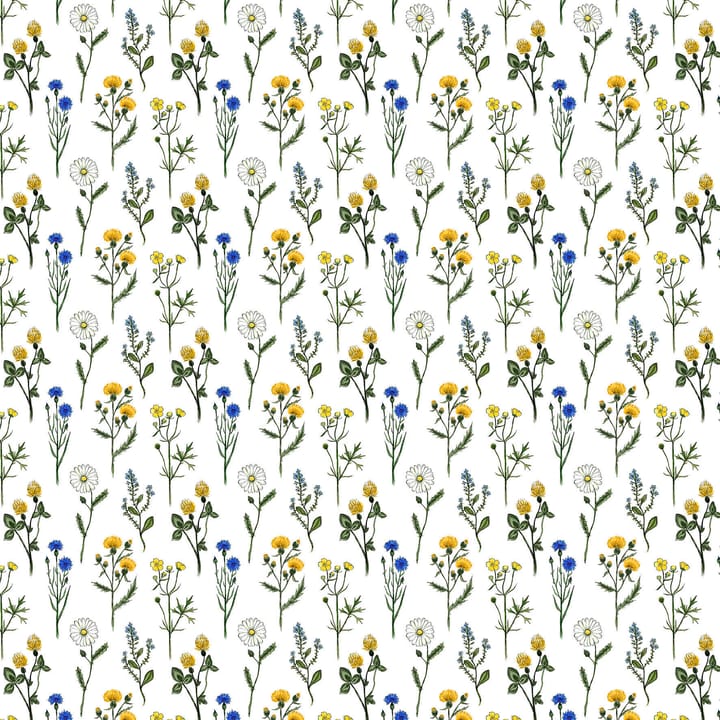 Midsommar ファブリック - yellow-blue - Arvidssons Textil | アルビットソン
