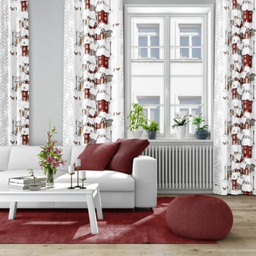 Mikkel ファブリック - Off white-grey-red - Arvidssons Textil | アルビットソン