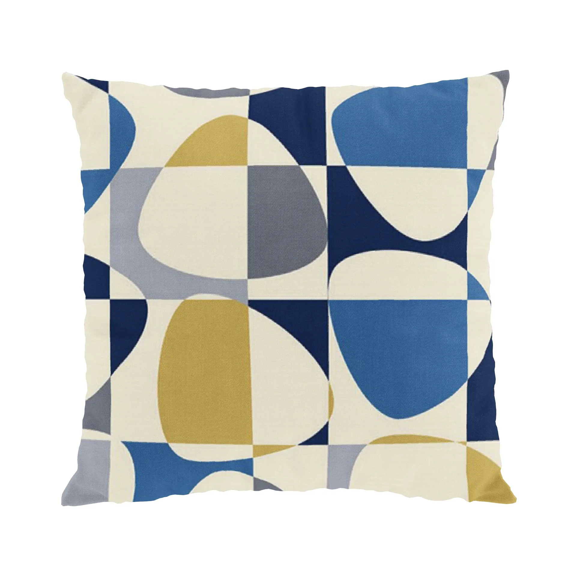 Mosaik クッションカバー 47x47 cm, blue Arvidssons Textil | アルビットソン