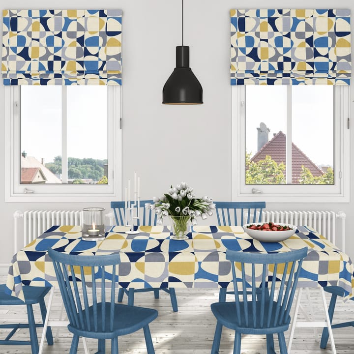 Mosaik オイルクロス - blue - Arvidssons Textil | アルビットソン