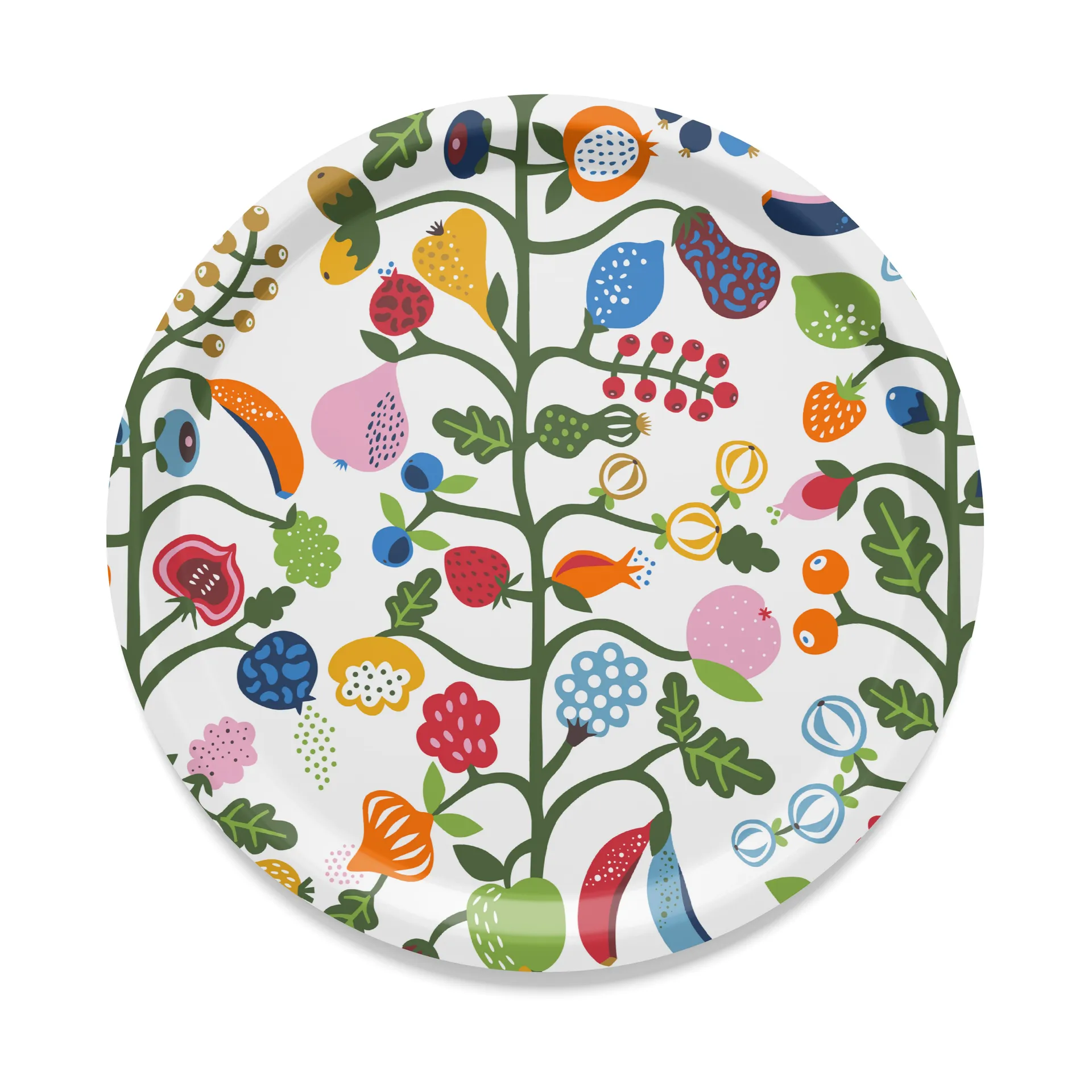 Orchard トレイ Ø31 cm, Multi Arvidssons Textil | アルビットソン